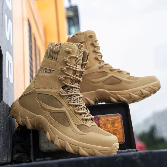 Tactical Boots Men′s Outdoor Flying Boots