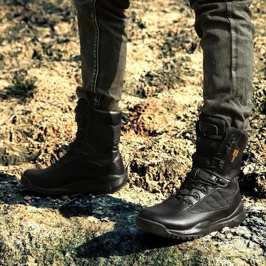 Tactical Boots Ultralight Combat Flying Boots Outdoor Men Shoes