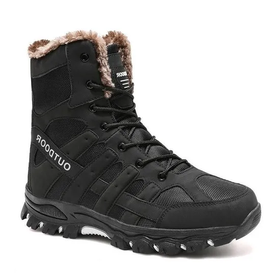 Winter Plus Fleece Tactical Boots Men′ S Outdoor Warm Uggs