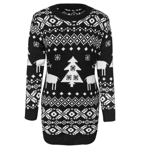 2024 Christmas Winter Fashion Long Pullover Knit Sweaters Women Warm Clothing For Lady Rapid Production Solutions Processing