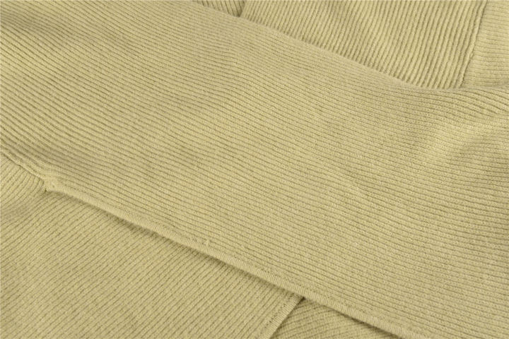 2024 Custom Design Women Fall Clothes Casual Oversize Cardigan O-Neck Puff Sleeve Sweater Lady Tops Rapid Production Solutions