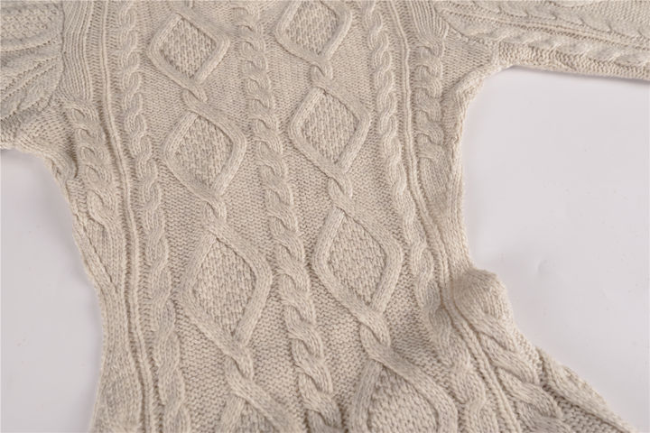 2024 Factory Custom Design Knitted Solid Color Long Sleeve Women Sweater Dress For Lady Production Wholesale Operations