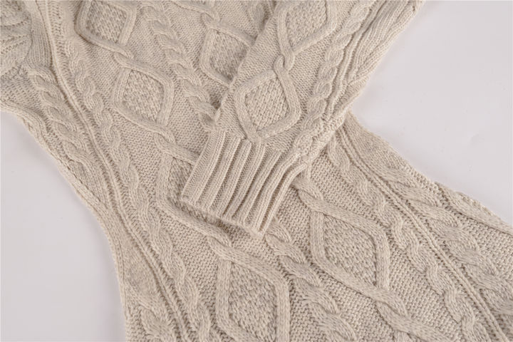 2024 Factory Custom Design Knitted Solid Color Long Sleeve Women Sweater Dress For Lady Production Wholesale Operations