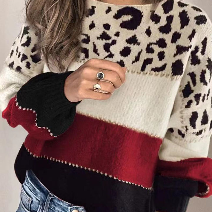 2024 Hot Sale Winter New Color Women Loose Round Collar Bottom Sweater Lady Knitted Clothing