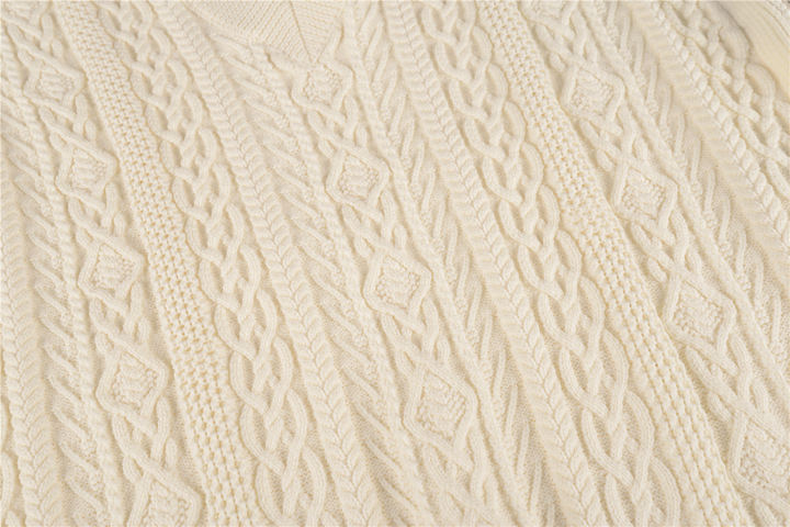 2024 New Custom Knit Sweater Drawstring Buckle Design Winter Lady Knitted Clothing Women Vest Large-Scale Manufacturing