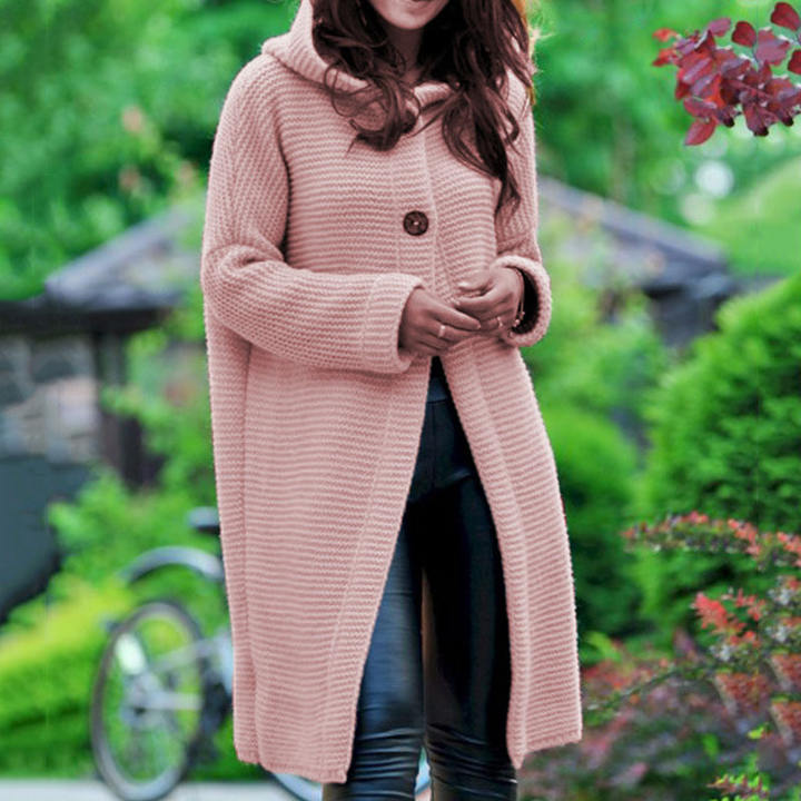 2024 New Design Women Fashion Designer Loose Lady Casual Sweater Plus Size Winter Coat Cardigan Mass Market Wholesale Customization