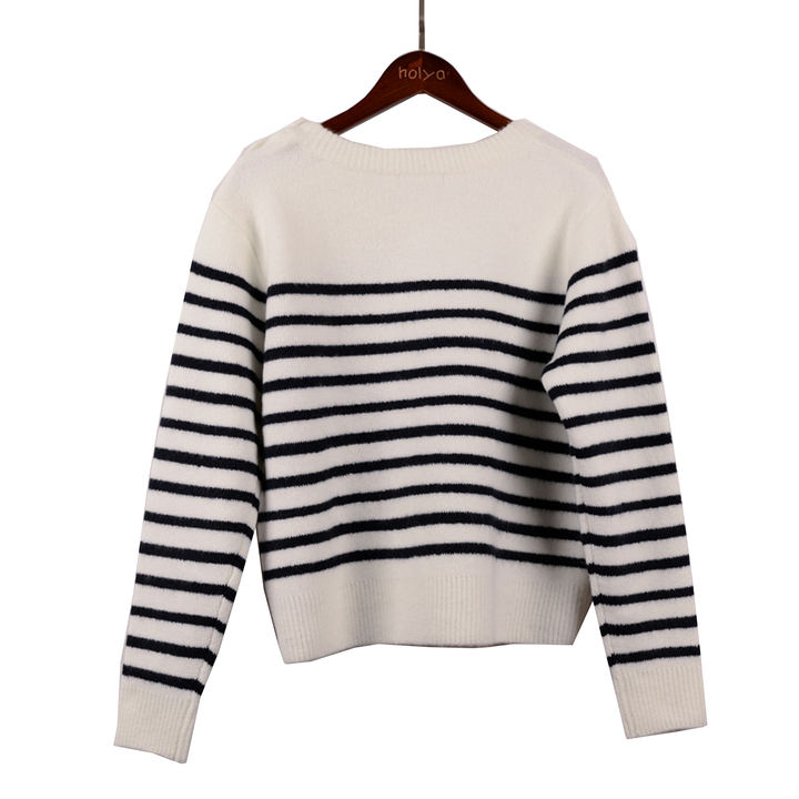 2024 Spring Custom Knit Women Winter Ling Knitwear Crop Top Cardigan Sweater For Lady Clothing