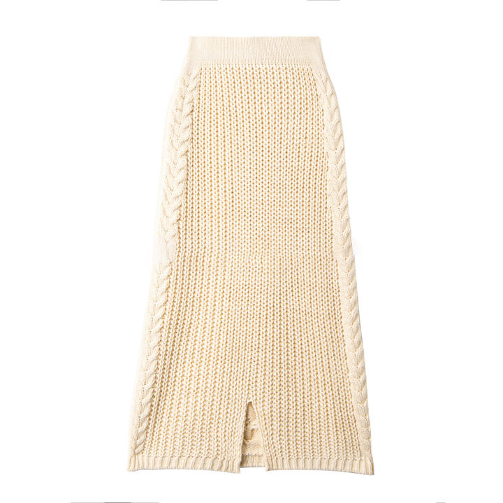 2024 Wholesale Custom Knitwear Warm Winter 2 Piece Knitted Multiple Colors Sweater  Women Skirt Suit Sets Mass Wholesale Innovation