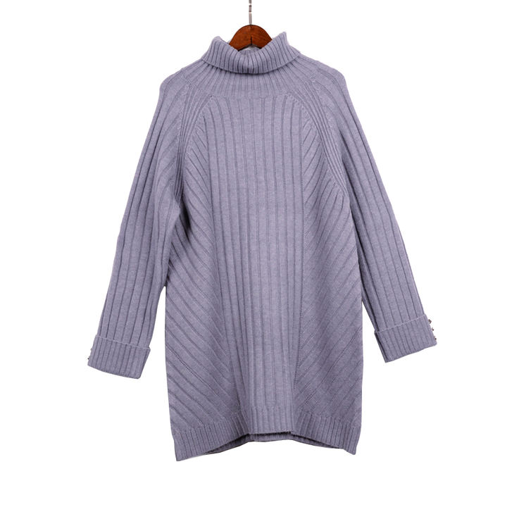 Casual Winter Warm Tops Slim Women Pullover Thick Knitted Sweater Soft Waear For Lady Clothing China OEM Supplier