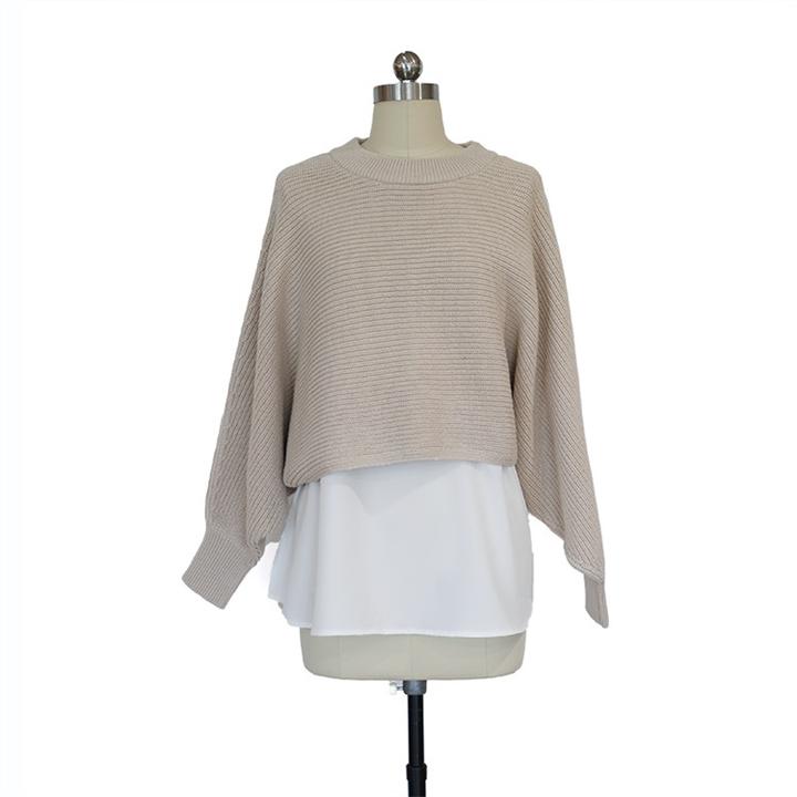 Custom Design Good Quality Knit Colour Stylish Solid Color Warm Sweaters For Women Pullover Bulk Wholesale Chain