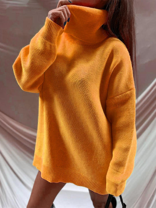Ins Fashion Women Lady Contrasting Panels Loose-Fitting Cardigan Single-Breasted Knit Pullover Sweater Clothing Direct Factory Wholesale