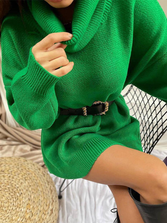 Ins Fashion Women Lady Contrasting Panels Loose-Fitting Cardigan Single-Breasted Knit Pullover Sweater Clothing Direct Factory Wholesale