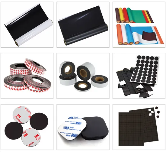 A4*0.75mm Rubber Magnet Flexible Magnetic Sheet (with adhesive)