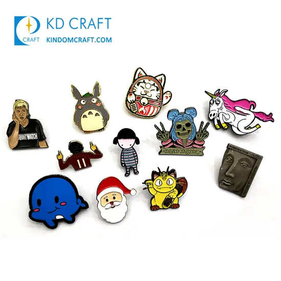 2020 Manufacturers Custom Metal Cartoon Animal Lapel Pin Badge Anime Glitter Enamel Pin Cute Lot for Sale