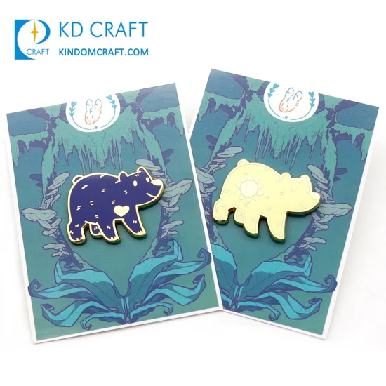 2020 Manufacturers Custom Metal Cartoon Animal Lapel Pin Badge Anime Glitter Enamel Pin Cute Lot for Sale