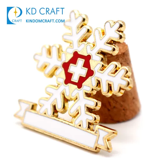 Manufacturer Customized Metal Luxury Diamond Brooch Lapel Pins Custom Gold Plated Magnetic Cross Rhinestone Enamel Pin