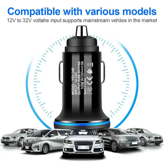 Mobile Phone Fast Charge QC 3.0 USB Car Charger