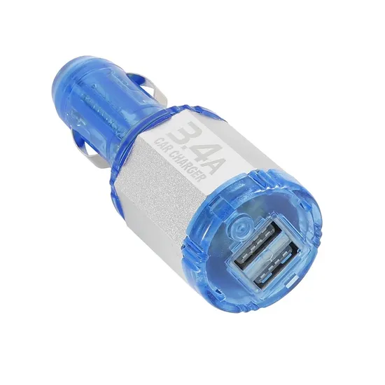 New Design 5V 2A Dual Ports LED USB Car Charger