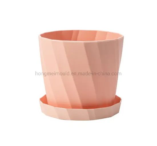 China Cheap PP Plastic Square / Rectangle Garden Flower Pot Injection Mold Maker