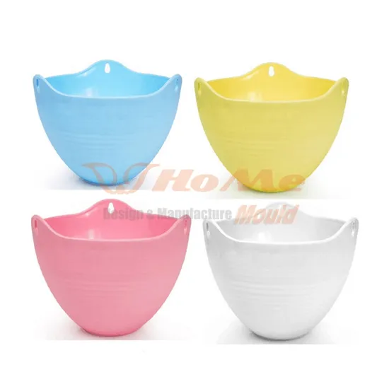 New Design Indoor Succulent Flower Planter Pot / Gardening Pots Plastic Injection Mould