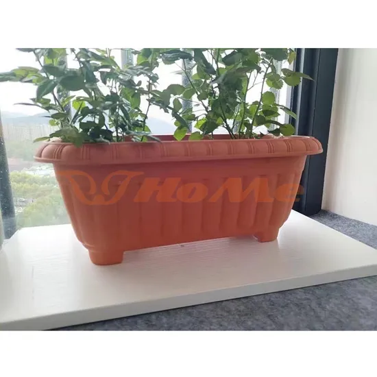 New Fashion Garden Planter Design Rattan Flower Pot Custom Plastic Injection Mould