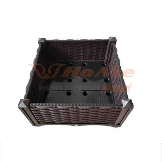 Outdoor Garden Vegetable Plastic Planting Box Mould Yard Gardening Flower Pot Mould with High Quality and Good Price