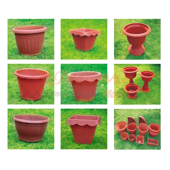 PP Ware Plastic Flower Pot Flower Pot Plastic Plastic Outdoor Planter Injection Molding Manufacturer in China