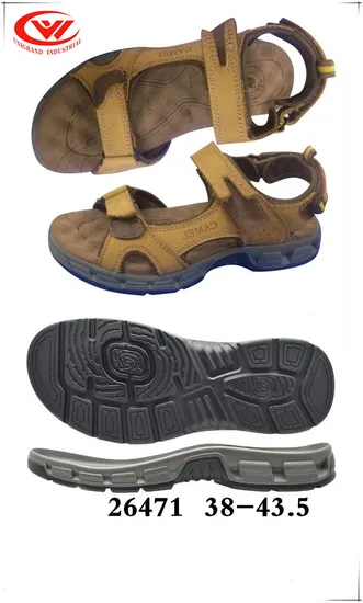 2021 PU Fashion Sandal Sole for Men Leather Sandal Men Shoes