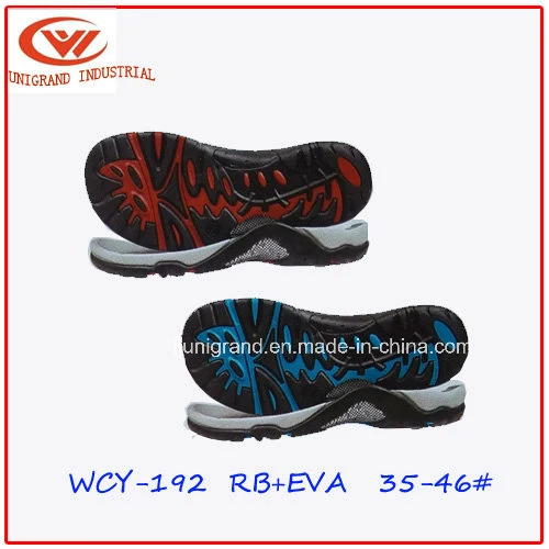 Durable EVA and Rubber Sole for Sandals Making