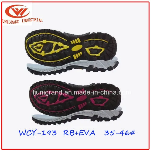 Durable EVA and Rubber Sole for Sandals Making