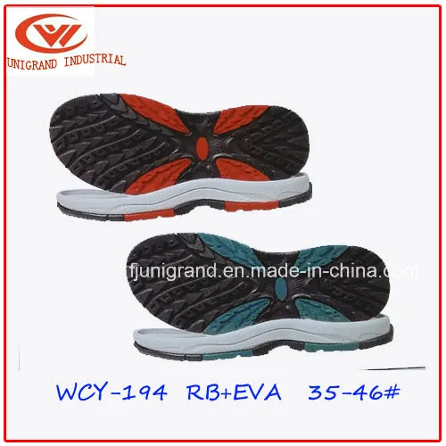 Durable EVA and Rubber Sole for Sandals Making