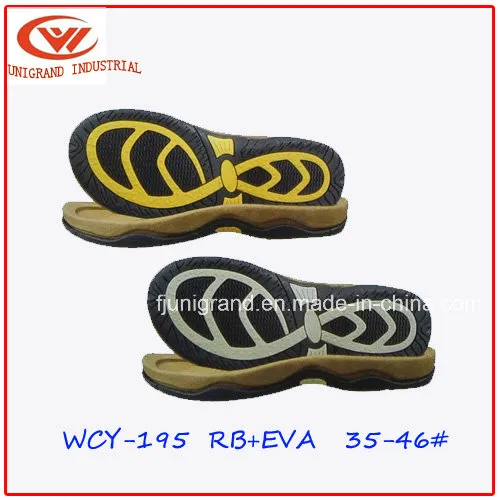 Durable EVA and Rubber Sole for Sandals Making