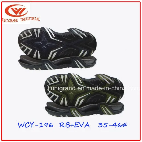 Durable EVA and Rubber Sole for Sandals Making