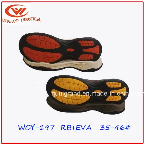 Durable EVA and Rubber Sole for Sandals Making