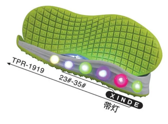 Kids TPR Sole with Light