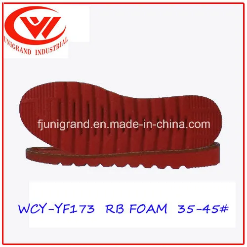 New Shoe Sole Custom Durable Rubber Foam Outsole