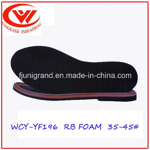 Newest Design Slip Resistance Outsole Durable Rubber Foam Sole