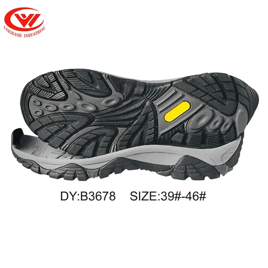 Non-Slip Hiking Shoe Thick Outsoles Soles Elastic Sole