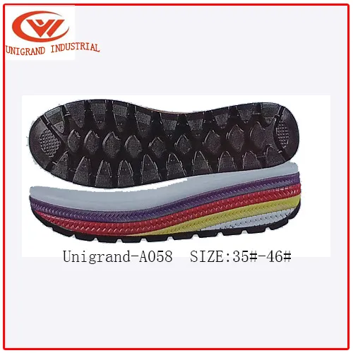 Non-Slip Hiking Shoe Thick Outsoles Soles Elastic Sole