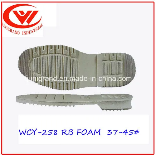 Rubber Foam Outsole Fancy Non Slip Sole for Shoes Making