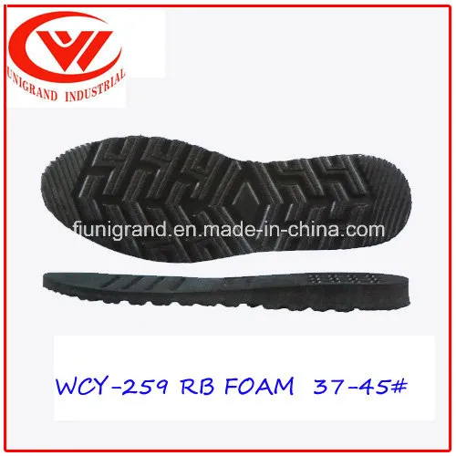 Rubber Foam Outsole Fancy Non Slip Sole for Shoes Making