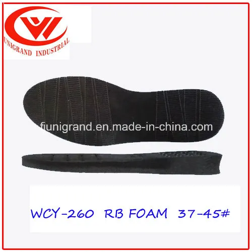 Rubber Foam Outsole Fancy Non Slip Sole for Shoes Making