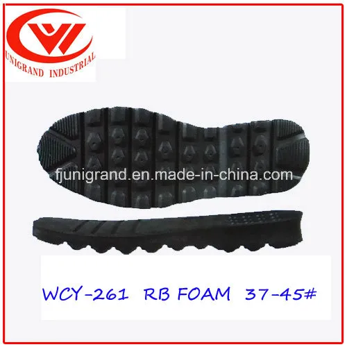 Rubber Foam Outsole Fancy Non Slip Sole for Shoes Making