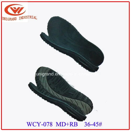 Top Selling Summer Sandals Outsole Outdoor Beach Sole with EVA and Rb Material