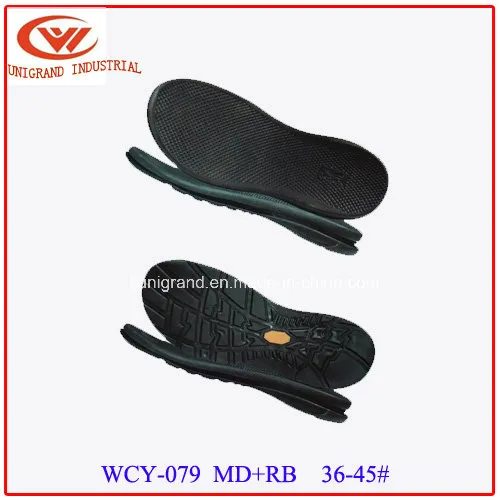 Top Selling Summer Sandals Outsole Outdoor Beach Sole with EVA and Rb Material