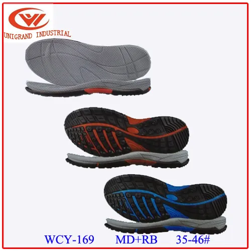 Unisex EVA Rubber Outsole for Making Sandals Men Shoes