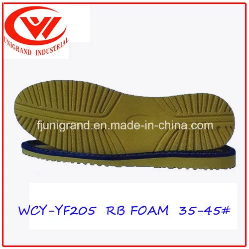 Wearproof Shoe Sole Rubber Foam Durable Outsole