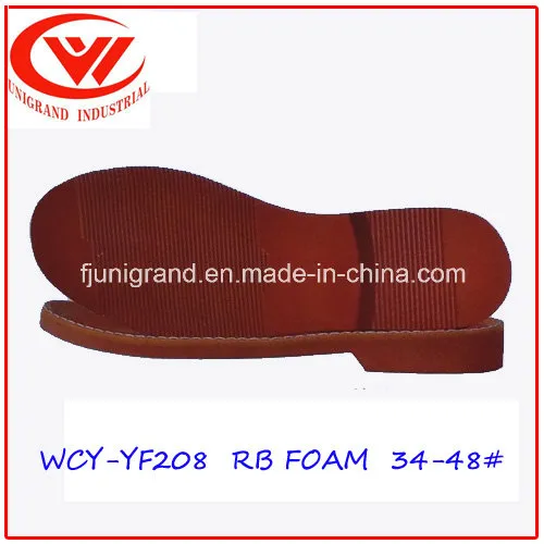 Wearproof Shoe Sole Rubber Foam Durable Outsole