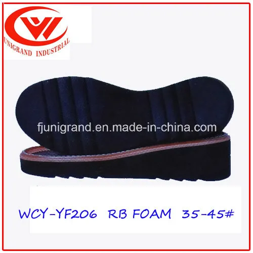 Wearproof Shoe Sole Rubber Foam Durable Outsole