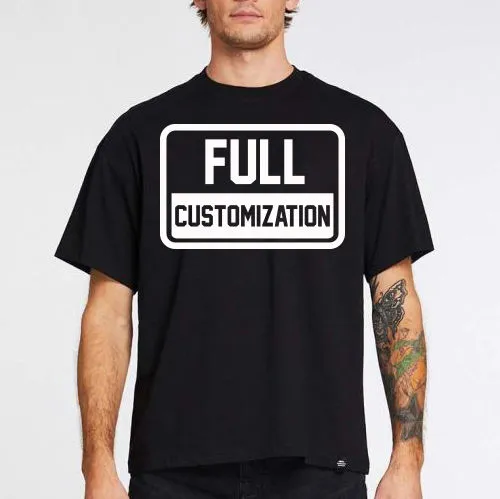 Custom Tshirtsfitted Men′s Tshirt Cotton Rib Crewneck Drop Shoulder Oversized Streetwear Heavyweight Blank T-Shirts for Men